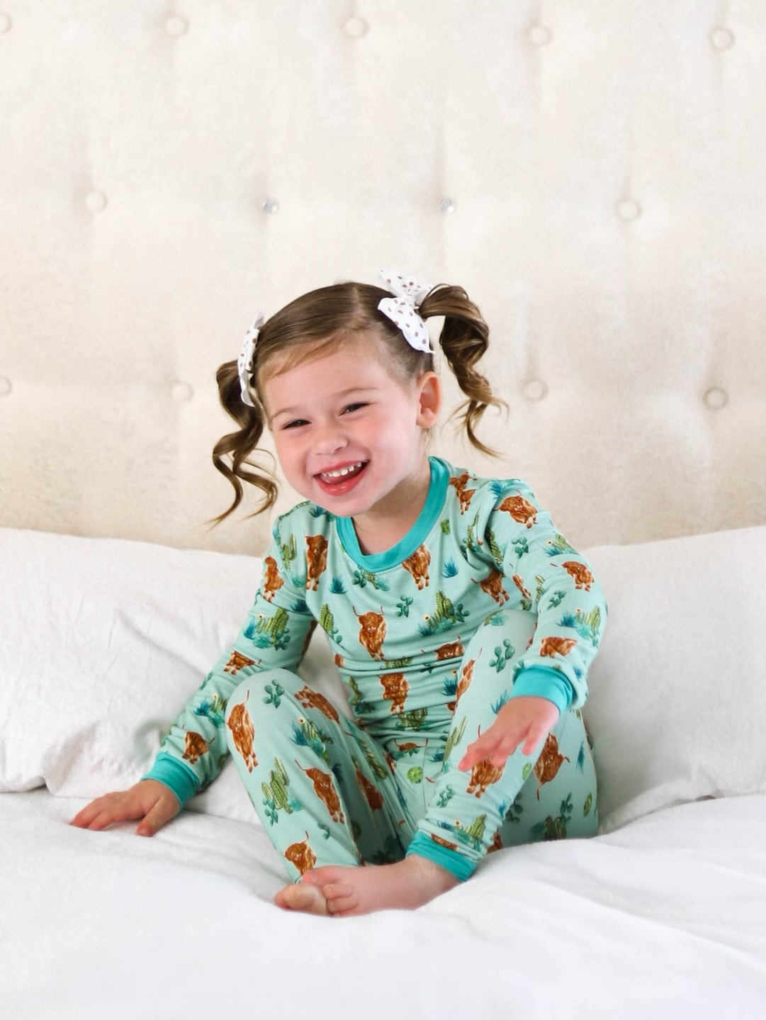 Teal Boho Desert 2 Piece Pajama Set **