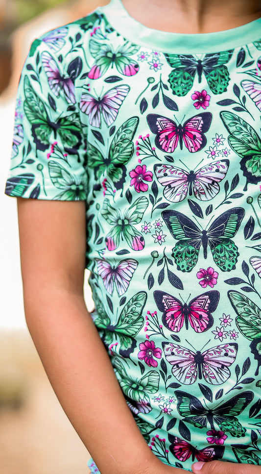 Butterfly Dreams 2 Piece Shorts Set