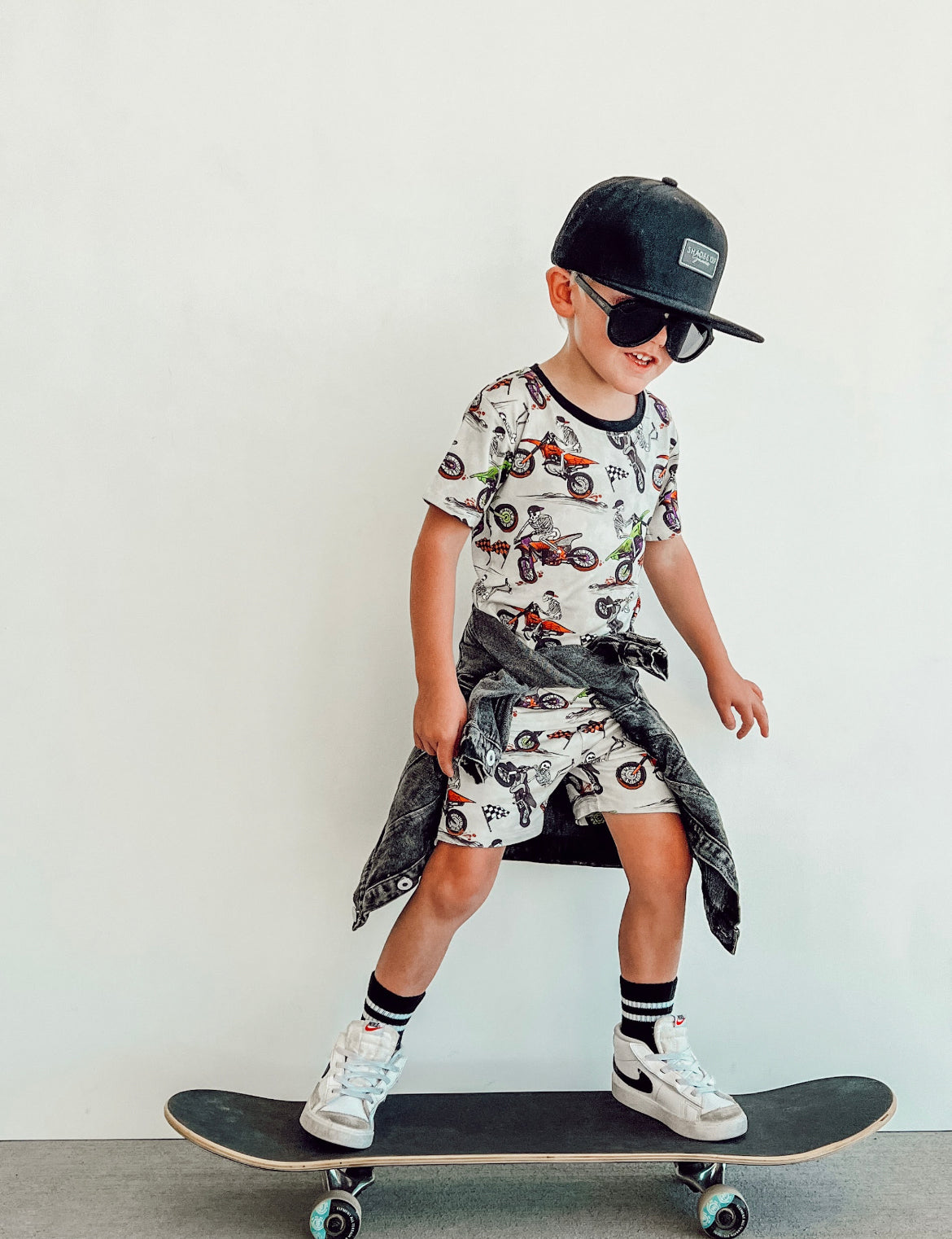Bad To The Bone 2 Piece Shorts Set