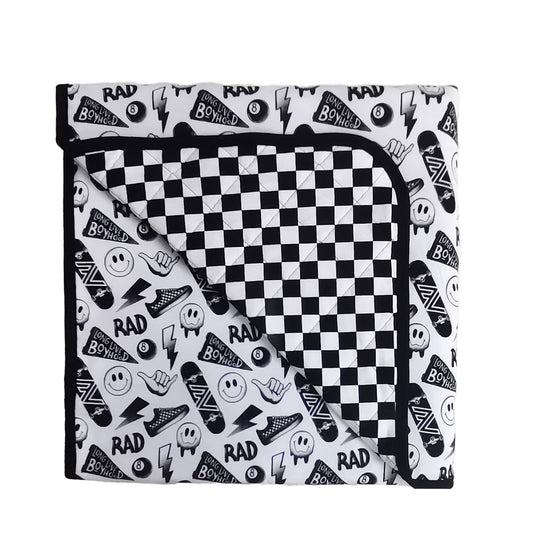 Raised Rad Quilted Blanket