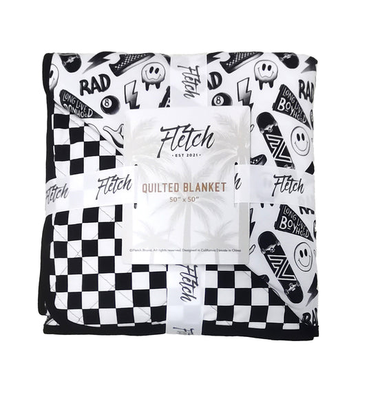 Raised Rad Quilted Blanket