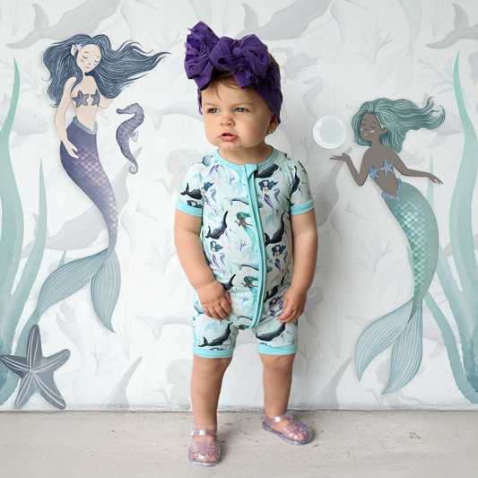 Seafoam Sparkle Shorties
