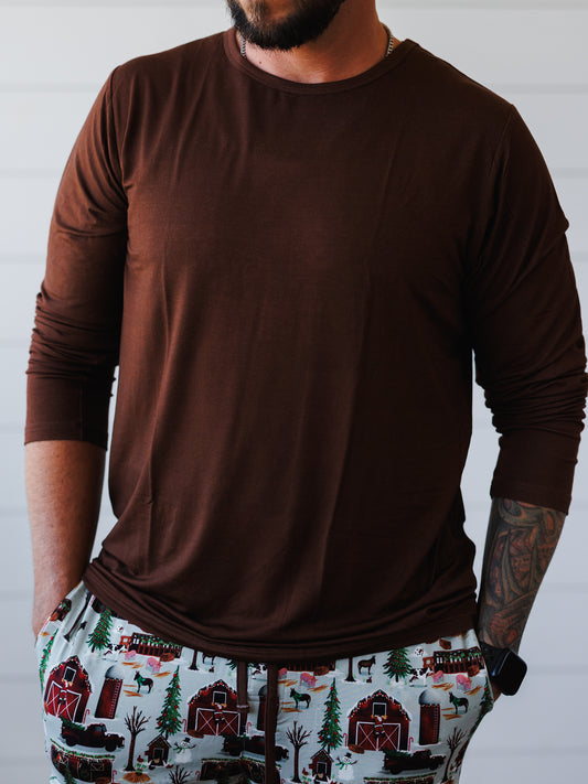 Homegrown Holidays Adult Men's Long Sleeve Shirt