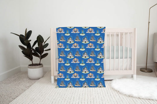 Blue Magic Quilted Blanket