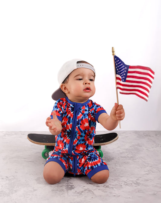 Star Spangled Swirl Shorties