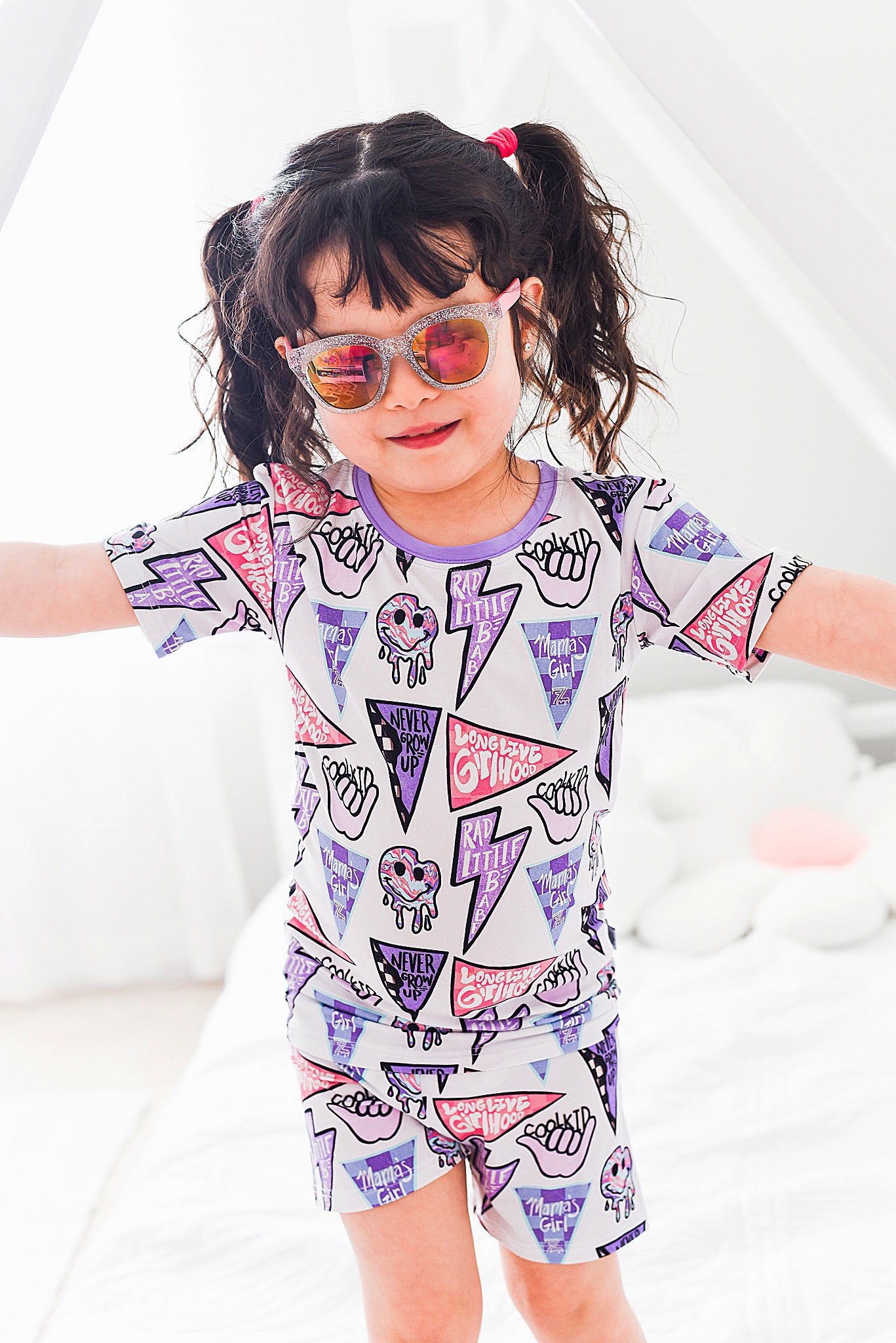 Long Live Girlhood 2 Piece Shorts Set