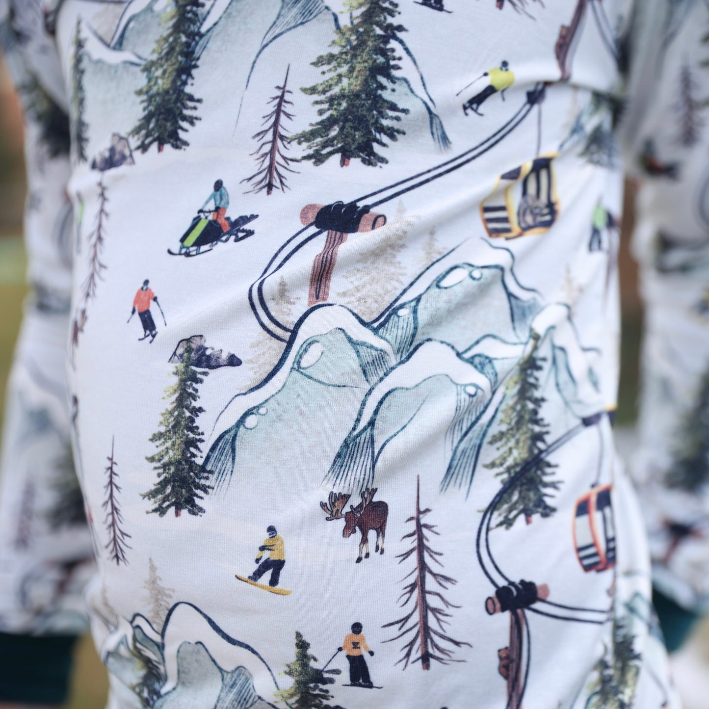 Ski-sons Greetings 2 Piece Pajama Set