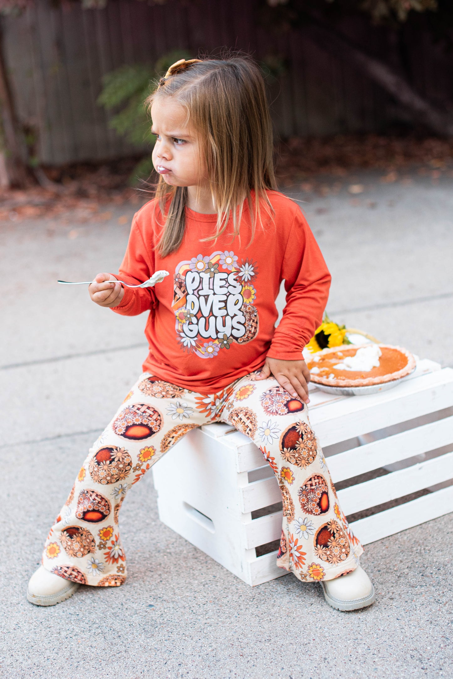Pies Over Guys Bell Bottoms