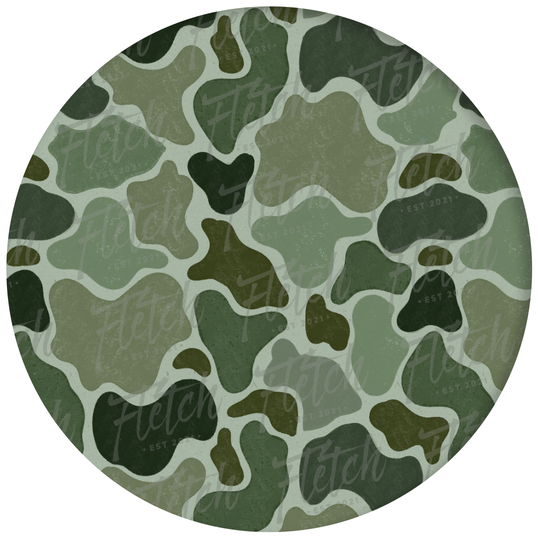 Green Distressed Camo