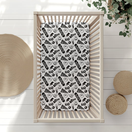 Raised Rad Crib Sheet