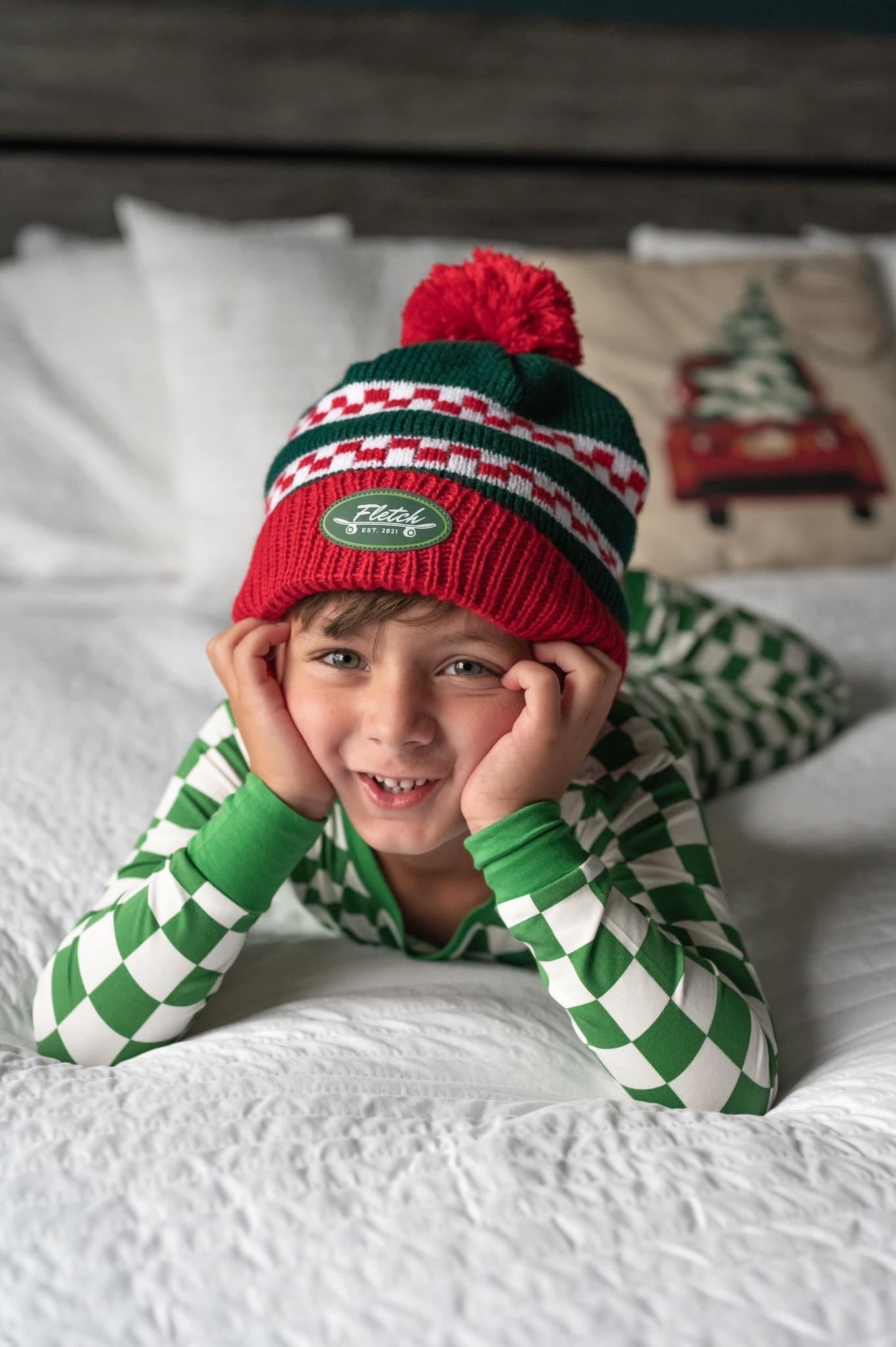 Green Fully Checked Out 2 Piece Pajama Set