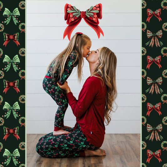 Jingle Bows Adult Joggers