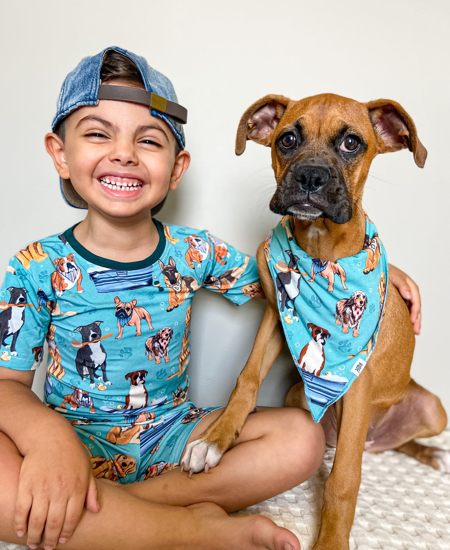 Scruffy To Fluffy 2 Piece Shorts Set