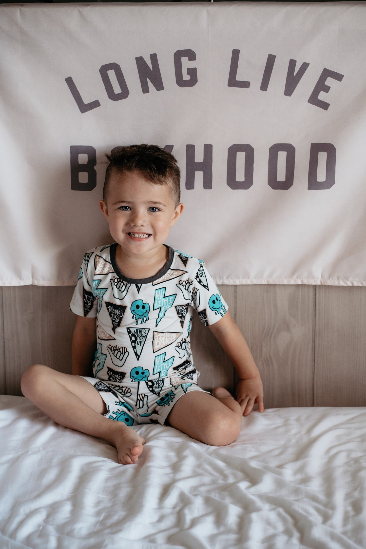 Long Live Boyhood 2 Piece Shorts Set