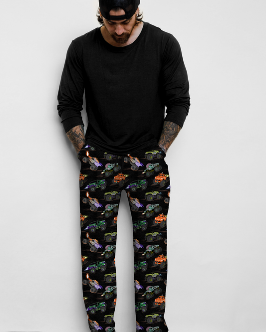 MONSTER Trucks Adult Unisex Pajama Pants