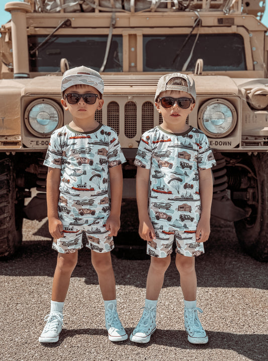 The Brave 2.0 2 Piece Shorts Set: Core Collection