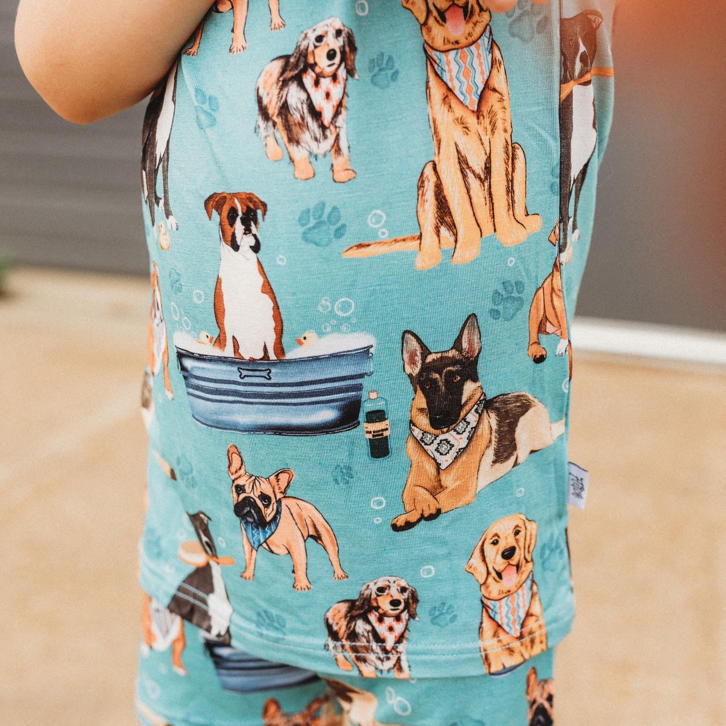Scruffy To Fluffy 2 Piece Shorts Set