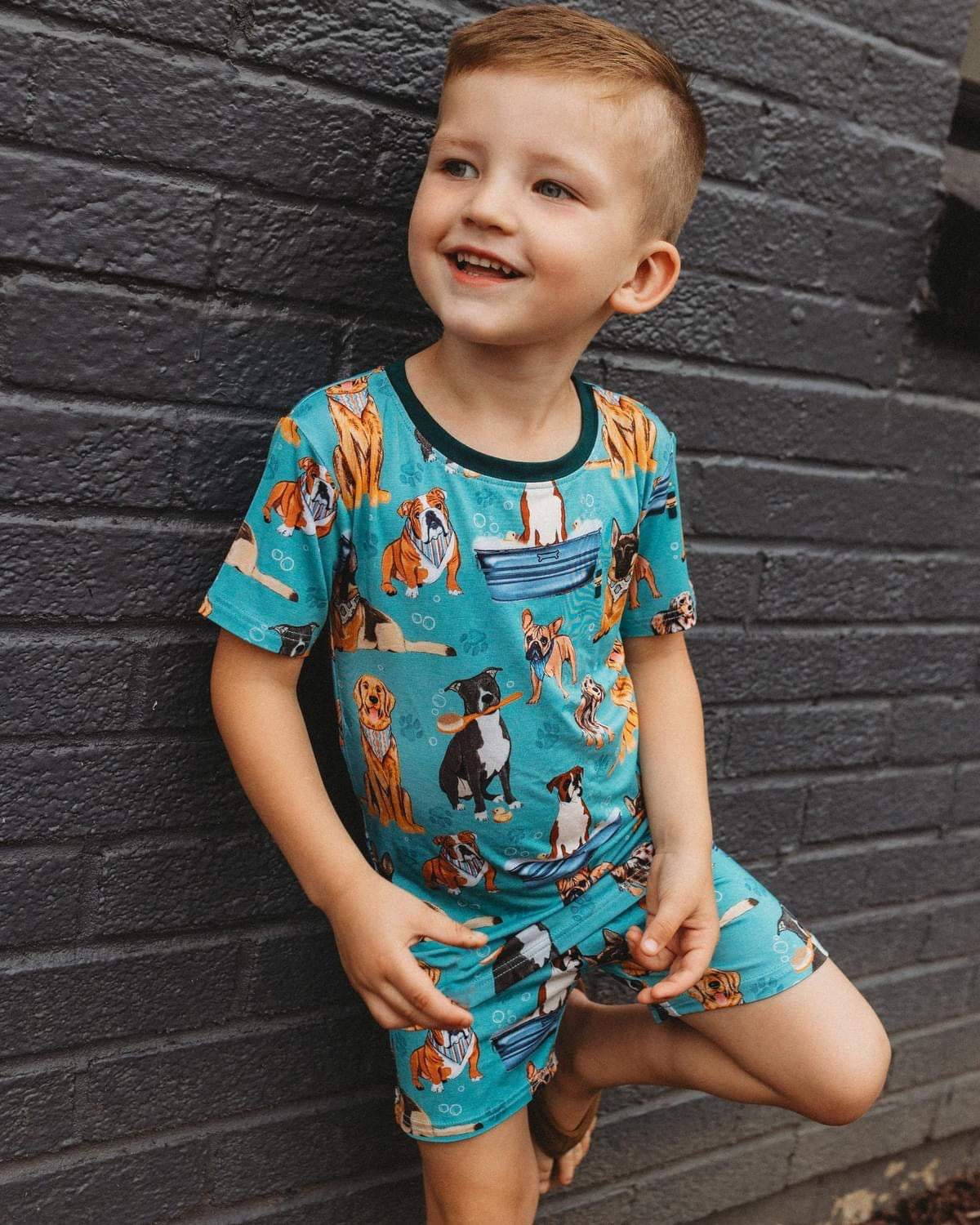 Scruffy To Fluffy 2 Piece Shorts Set