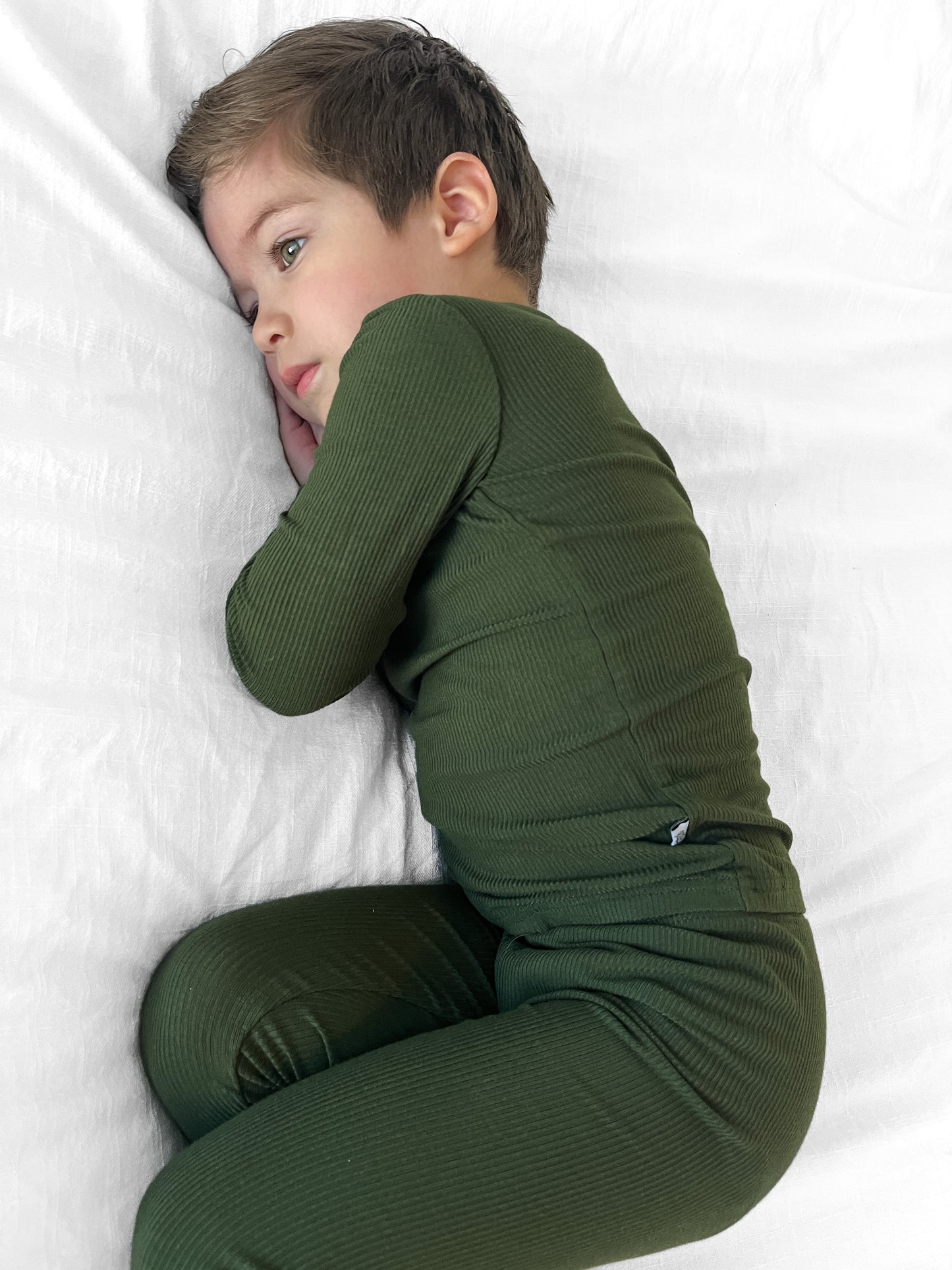 Hunter Ribbed 2 Piece Pajama Set