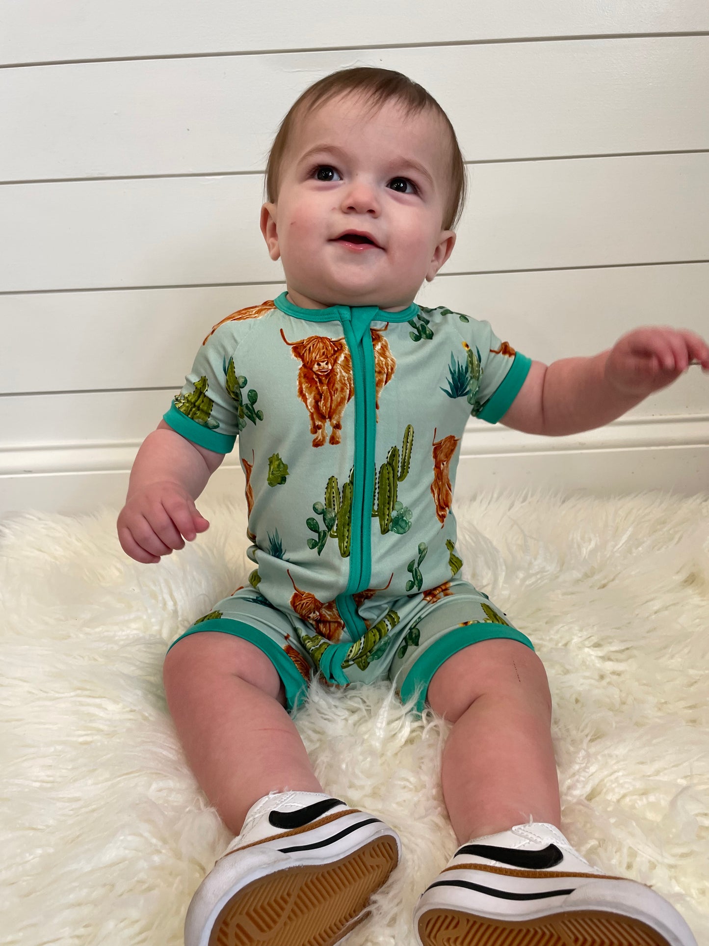 Teal Boho Desert Shorties **