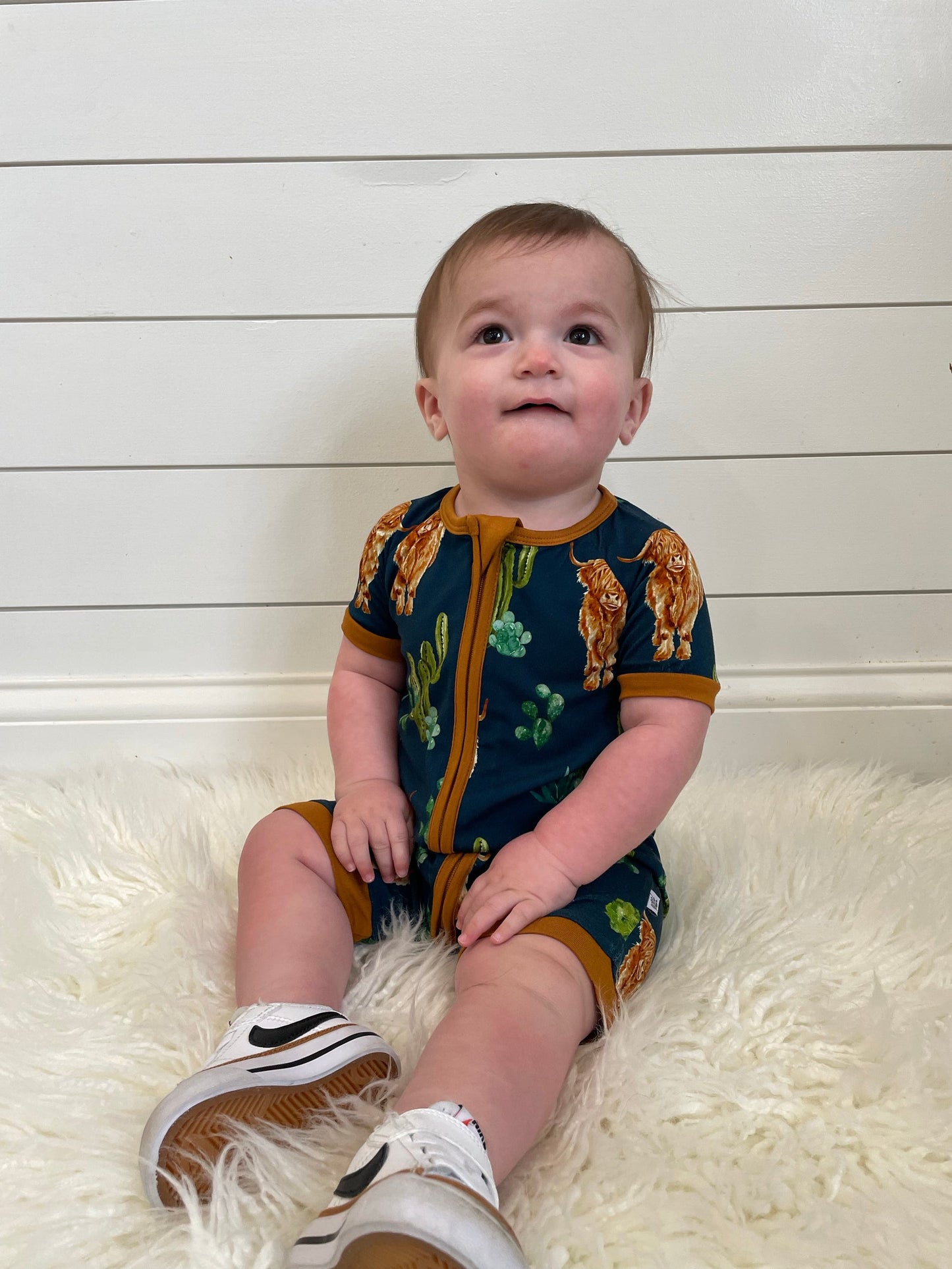 Navy Boho Desert Shorties **