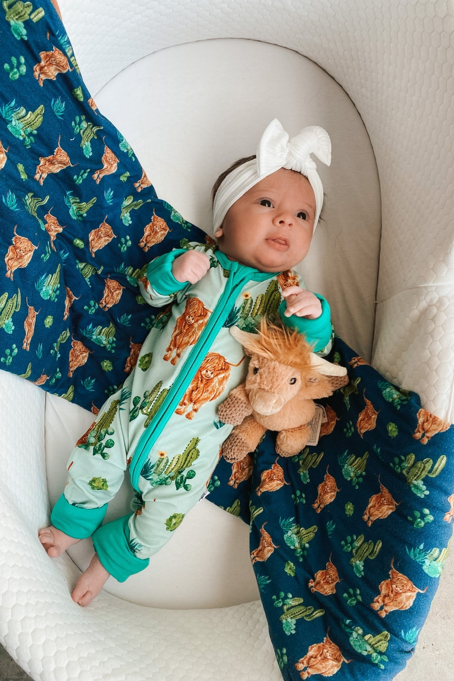 Teal Boho Desert Snoozer **