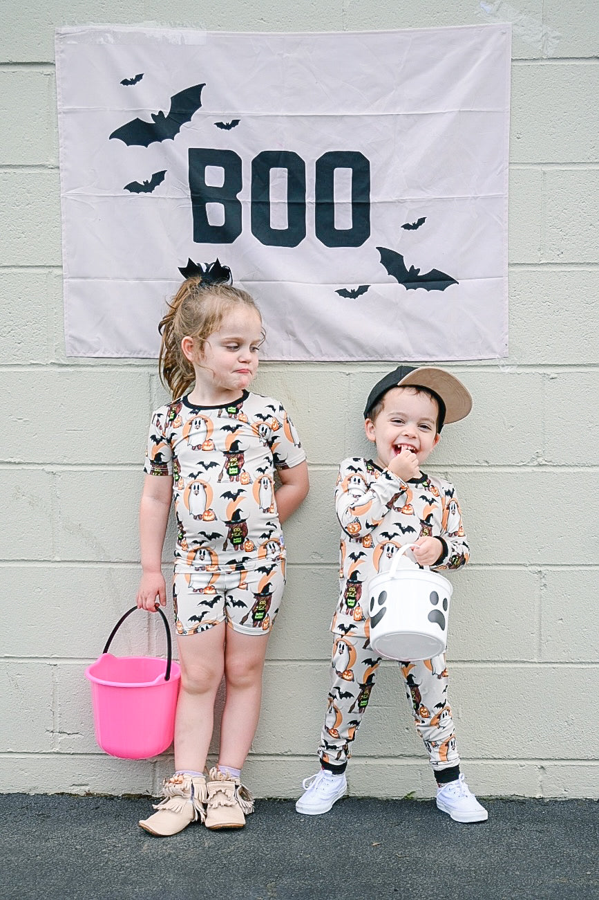 BOO! I Mean MOO! 2 Piece Shorts Set *