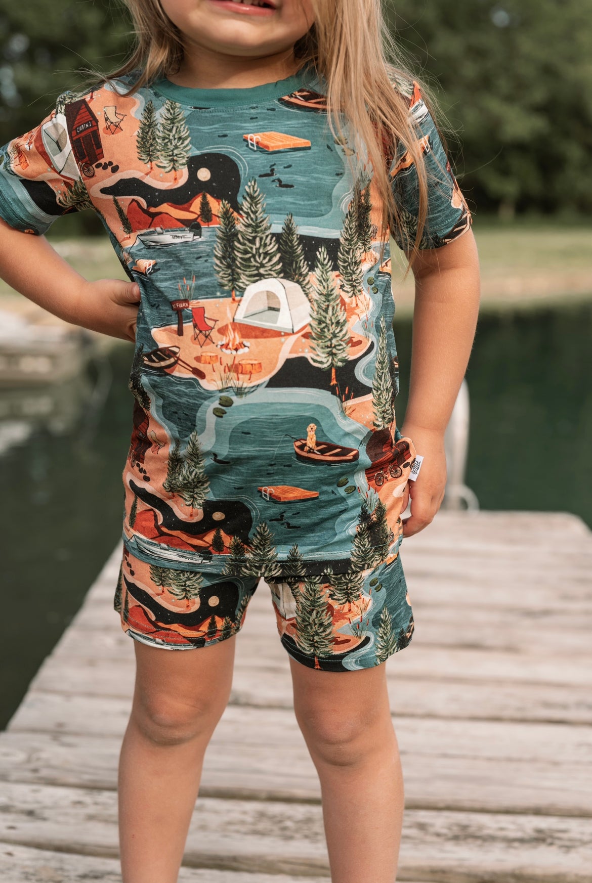 Lake Days 2 Piece Shorts Set