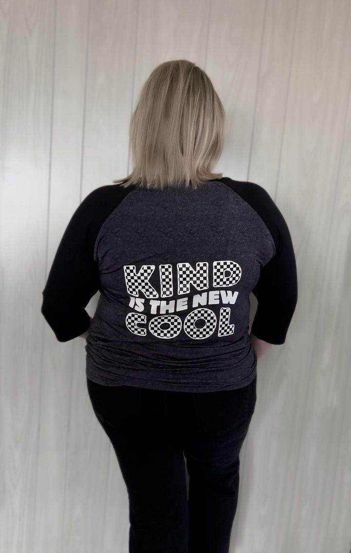 Kind Is The New Cool Women's Bamboo Raglan