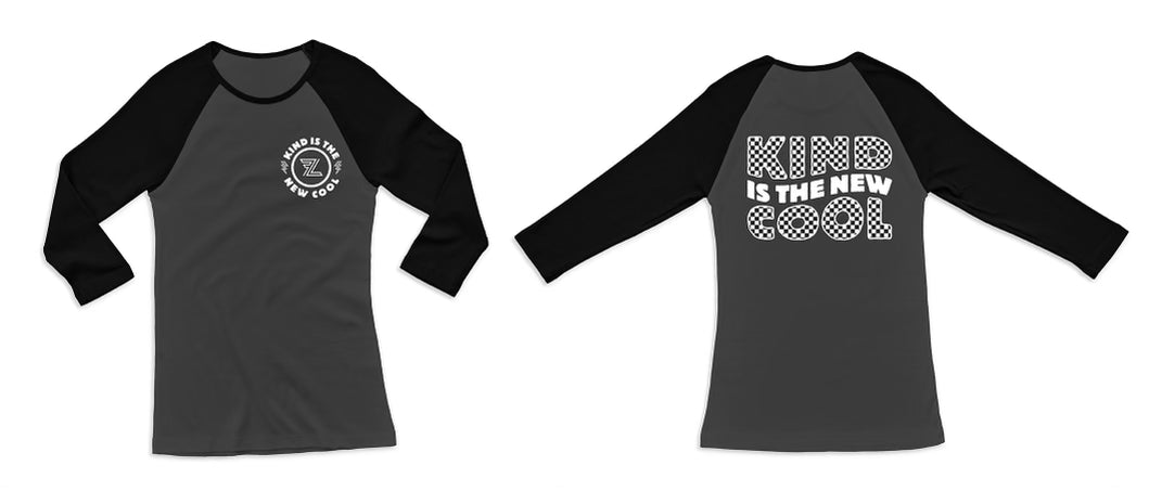 Kind Is The New Cool Women's Bamboo Raglan