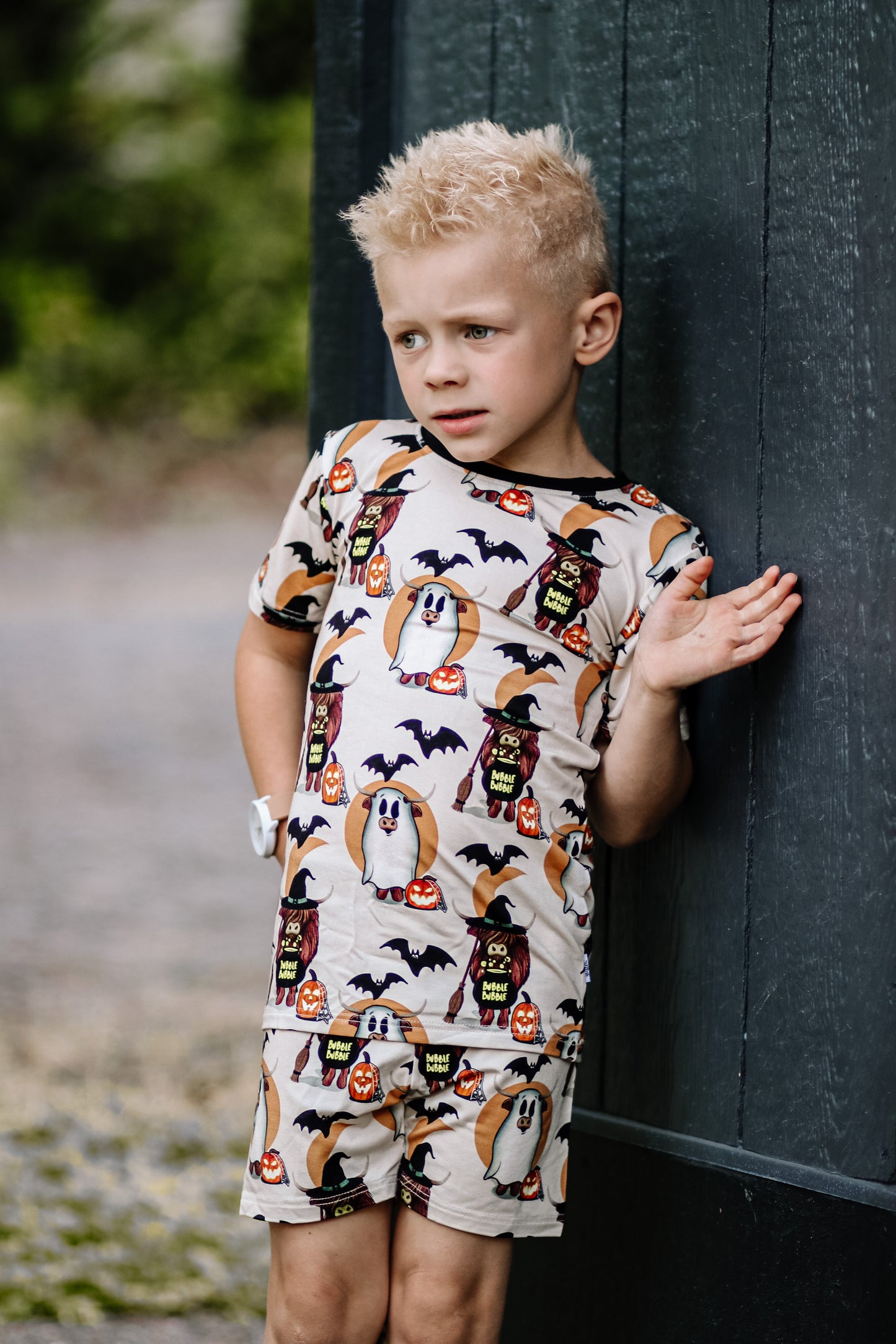 BOO! I Mean MOO! 2 Piece Shorts Set *