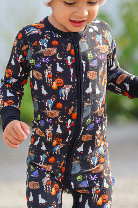 Halloween Farm One Piece Sleeper Snoozer