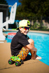 Monster Splash Hybrid Swim Trunks