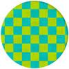 Neon Checked Out Bib