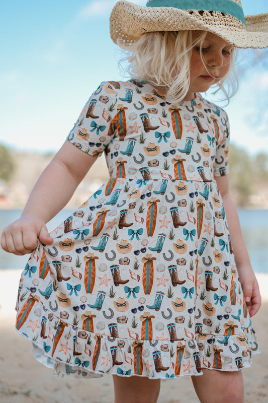 Coastal Cowgirl Twirl Dress