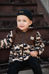 Brown Camo Sherpa