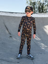 Skateboarding Pizza 2-Piece Pajama Set