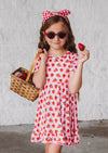 Strawberry Fields Twirl Dress
