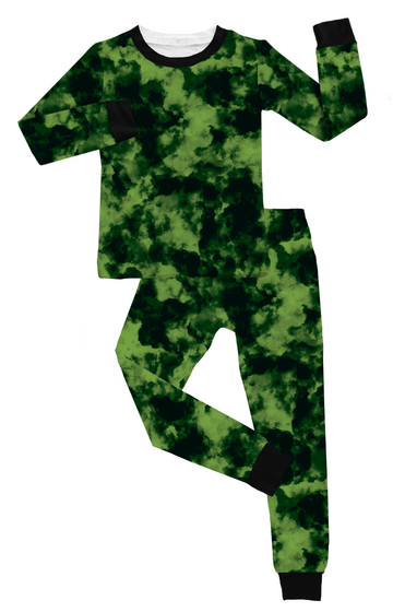 Green To Dye For 2 Piece Pajama Set