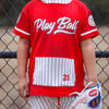 Field of Dreams Red Hoodie Shorts Set