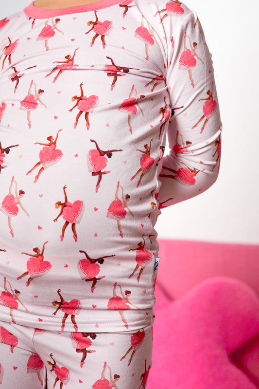 Love on Pointe 2 Piece Pajama Set