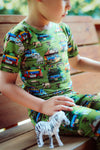 Wild Card Short Sleeve Pajama Set