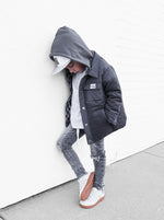 Charcoal Puffer Jacket