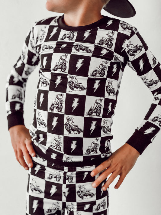 Full Throttle 2 Piece Pajama Set