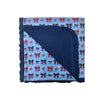 America the Bowtiful Ruffle Blanket