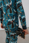 Festive Freight 2 Piece Pajama Set