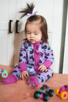 Glitter Smash Ruffle Snoozer
