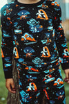 Midnight Campout Glow in the Dark 2 Piece Pajama Set