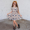 Flutter Shortsleeve Twirl Dress