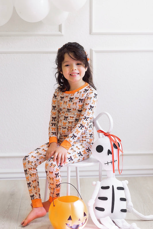 Boo-tiful Bows 2 Piece Pajama Set